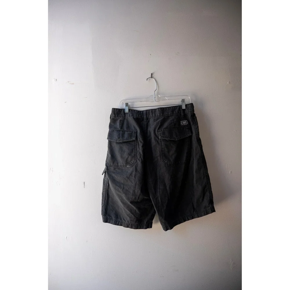 Vans Mens Cargo Shorts Faded Black Skate Utility Pockets Size 34